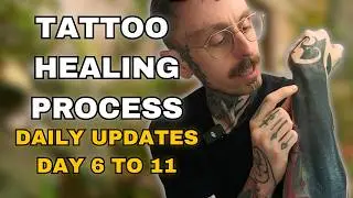 How To Take Care Of A Blackout Tattoo-  Day 6 to 11