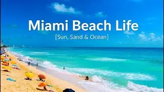 Miami Beach Life  People Enjoying the Sun, Sand & Ocean