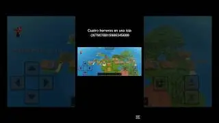 4 Herrer&iacute;as en una isla 👉🏻 Minecraft Bedrock 1.21 #minecraft #minecraftpe #minecraftshorts