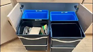 simplehuman Under Counter Kitchen Cabinet Pull Out Trash Can, How Easy to Install and How does it