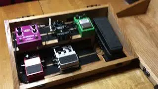 Homemade Guitar Pedalboard - Removeable Top