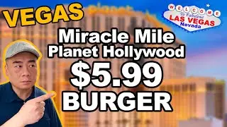Planet Hollywood Miracle Mile $5.99 Burger at 