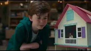 A child was messing around with a shrink ray and ends up shrinking his mother (sora ai)