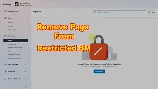 របៀប Remove Page From Restricted Business Manager 2025