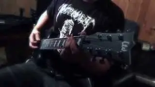 ESP LTD VIPER 407 studio riffing