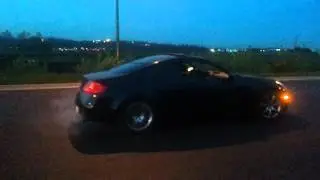 Rolling Burnout-G35 w/ Exotic Speed cat-back exhaust & Fast Intentions test pipes