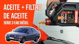 Cambio de aceite y de filtro de aceite BMW 320d E46🛢