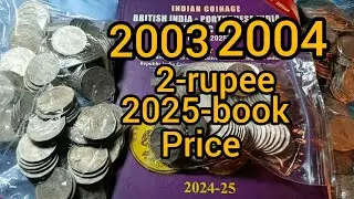 2003-2004-2 Rupee copper nickel National integration coin value,#coin#currency#money#collection,