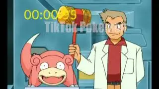 Professor Oak attacks Slowpoke   Professor Oak Funny Moments