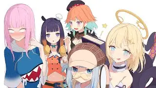 Kiara and Her Beautiful (Cursed) HoloEN Family | SIMS 4【Takanashi Kiara / Hololive EN】