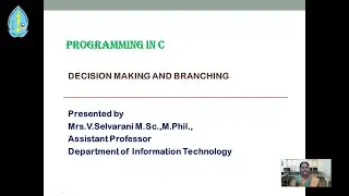 C Programming - Decision Making and Branching