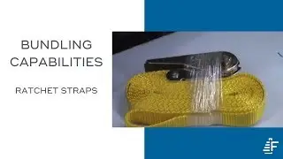 Bundling Ratchet Straps with Pak Tyer LoopPlus US 2000 Flex Strap Machines