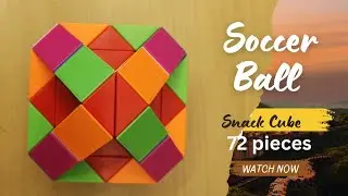 Snake Puzzle 72 pieces Soccer Ball pattern