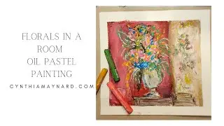 Room Portrait Oil Pastel Painting