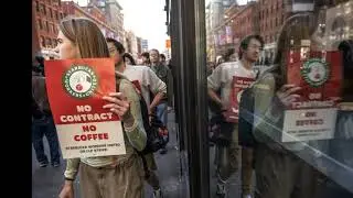Starbucks workers stage &lsquo;Red Cup Day&rsquo; strike