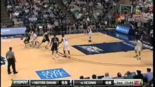 Notre Dame at Connecticut Highlights, March 5, 2011