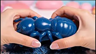 Satisfying ASMR Soap Cutting | Insect Shaped Soap & Gummies