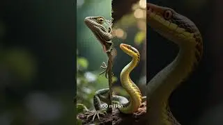 The evolutionary history of snakes and lizards #mindblowingfacts #facts #knownledge #shortstories