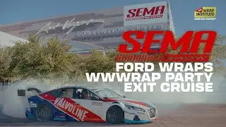 SEMA 2023 - SUPERCARS, FORD WRAPS, EXIT CRUISE, WWWRAP PARTY