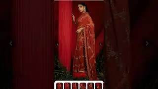 Embroidered Georgette Saree By Shreeja #shopping #myntrasaree #myntra #goestore #shortsfeed #saree