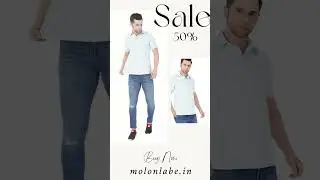 Blue Polo T-shirt Sale 50% off price = 349  #fashion #trending #memes #status