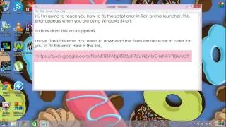 How to Fix Script Error in Ran Online Launcher