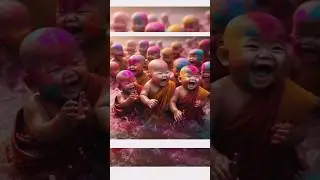 Happy holi status rang bata blue ya lal statusKids photoshoot#shorts #trending #viral #holi