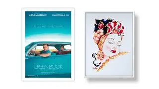 GREEN BOOK / I DRAW PAINTING FROM FILM / Картина 