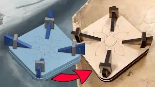 Onshape Basics tutorial: Laser Cut mini flower press created in web browser version of Onshape