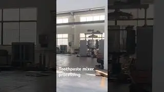 Toothpaste mixer processing factory