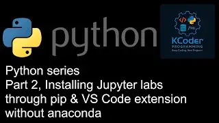 Jupyter lab, notebook installation without Anaconda Navigator. Add Jupyter Lab extension in VS Code.