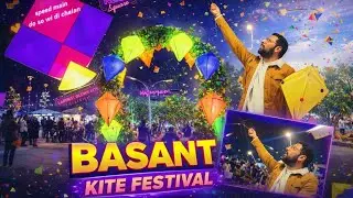 Basant Night Celebration at Neon Square | Kite Flying Vlog