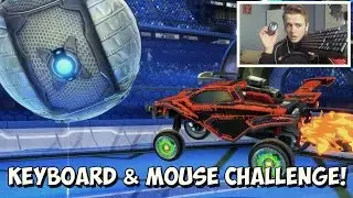 THE KEYBOARD AND MOUSE ROCKET LEAGUE CHALLENGE | Rocket League RUMBLE & RANKED Gameplay!