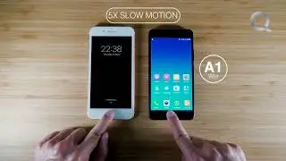 QMobile A1 beat iPhone7, Oppo F1s and VIVO V5 | Fast Fingerprint