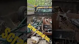 scrap metal collecting #scrap #metal #mechanic #junk #scrapyard #work #recycling  #scrapping