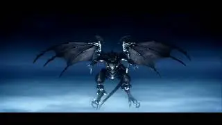 Crisis Core: Final Fantasy VII (PSP) Bahamut Summon Mega Flare gameplay!!