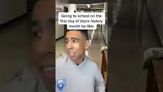 The first day of Black History Month be like 🤣