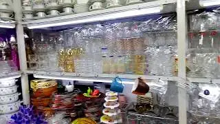 কম দামে ডিজাইনার কাচের গ্লাস সেট কালেকশন //