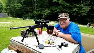 savage mk2 range ammo testing, Arory 6x24x50ffp scope, earmor hearing protection. flybear bipod