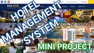 Hotel Management System Mini Project in Java with full source code, JSP, Oracle, Apache Tomcat