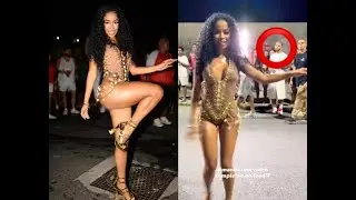 Lorena Maria vai a desfile da Unidos de Padre Miguel acompanhada de jogador, apontado como seu novo