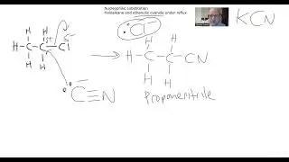 Nucleophilic substitution of Halogenoalkanes A level organic Chemistry