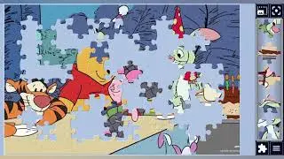Winnie the pooh's Birthday Bash with Friends🐻🐷🐯🥳🎉🎂✨️🪄//jigsaw puzzles journey🧩🧩//puzzles Art🧩🧩//