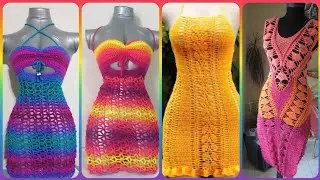 Stylish Crochet bodycon dress ideas #crochet #fashion #trending 