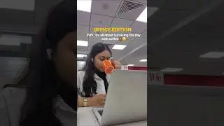 . Is it right or is it right? ☕💼😮&zwj;💨#CorporateLife #WorkFromCoffee #CoffeeFirst #CorporateReel