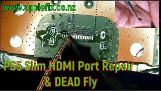 PS5 Slim No Display Damaged HDMI Port Repair | PlayStation Disassembly | AppleFix Hamilton NZ