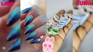 💍💅Nail art or ring bling? Which one's your signature style🩵#lisavslunabeauty#duodilemma#softvsbold 