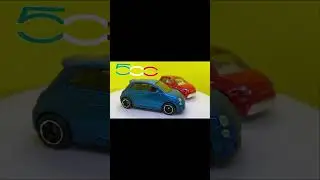 FIAT 500 Turbo vs FIAT 500e #hotwheels #matchbox #fiat #fiat500 #fiat500e