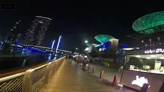 Walking from Bluewaters Island to Jumeirah Beach | Ain Dubai [Slow TV]