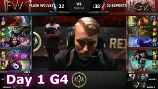 Flash Wolves vs G2 eSports | Day 1 Game 4 LoL MSI 2017 Group Stage | FW vs G2 MSI
